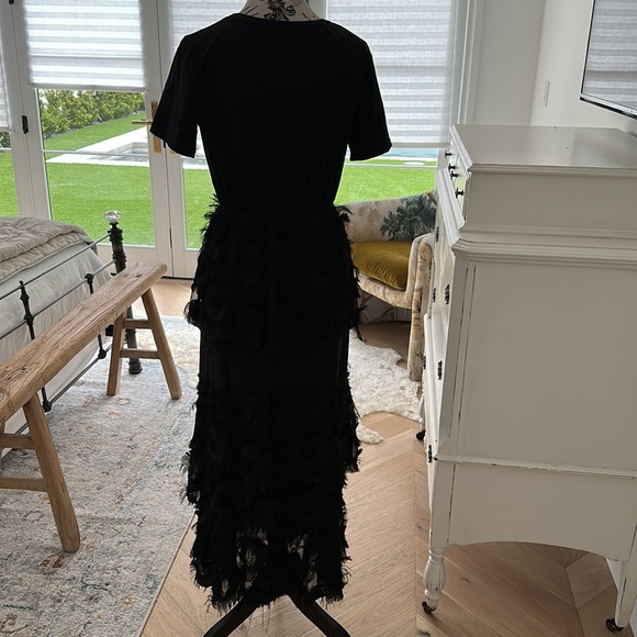 Faux Feathered Dress - Picture 3 of 7